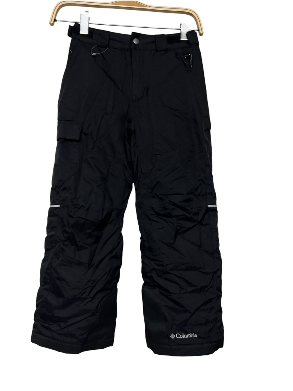 Columbia Youth Kids Arctic Trip II Black Omni Tech Waterproof Snow Pants Small